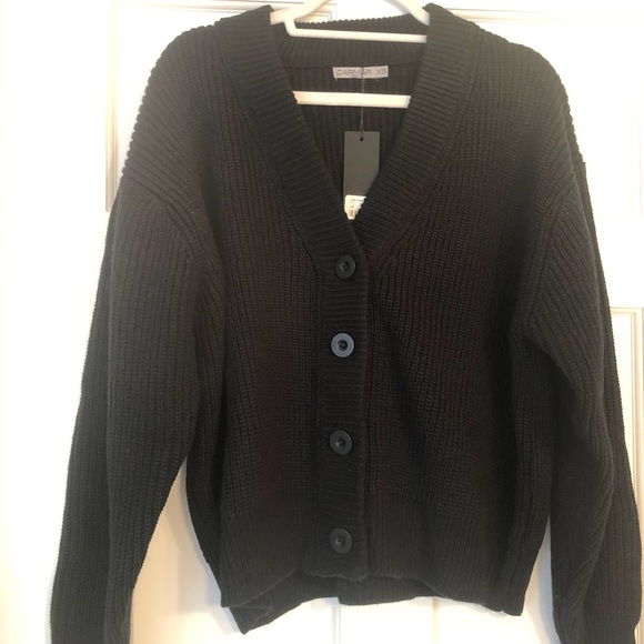 NWT Carmar black cardigan - Picture 2 of 4